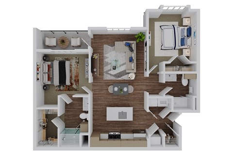 2 bed 2 bath H at The Quinn Luxury Apartments, Pensacola